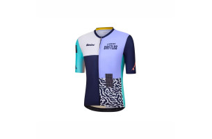 Maillot de cyclisme Santini réplique de l’équipe Trek Driftless.
