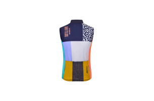 Gilet de cyclisme Santini réplique de l’équipe Trek Driftless.