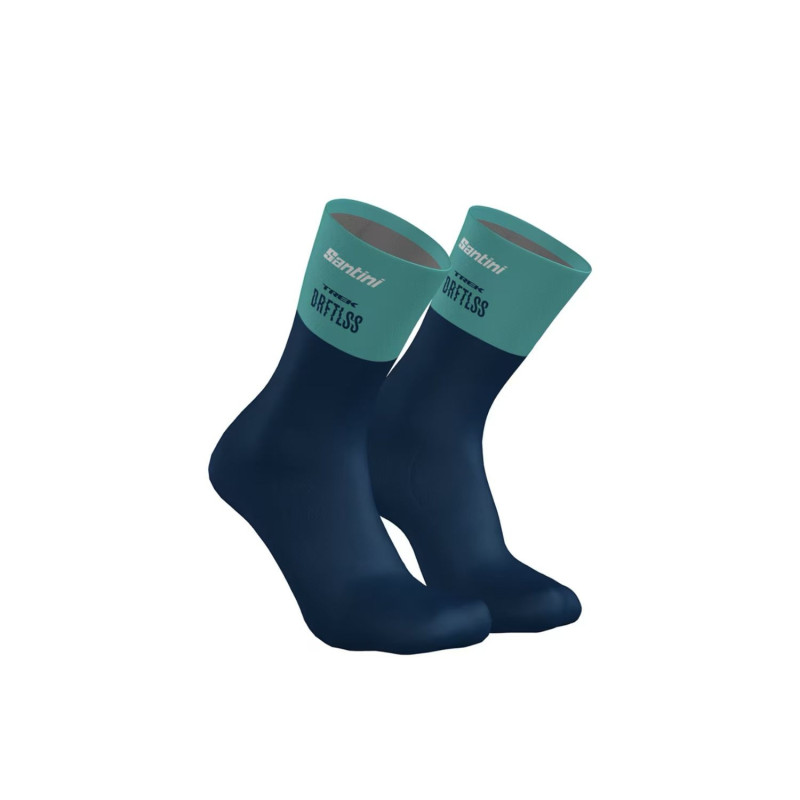 Chaussettes de cyclisme Santini répliques de l’équipe Trek Driftless