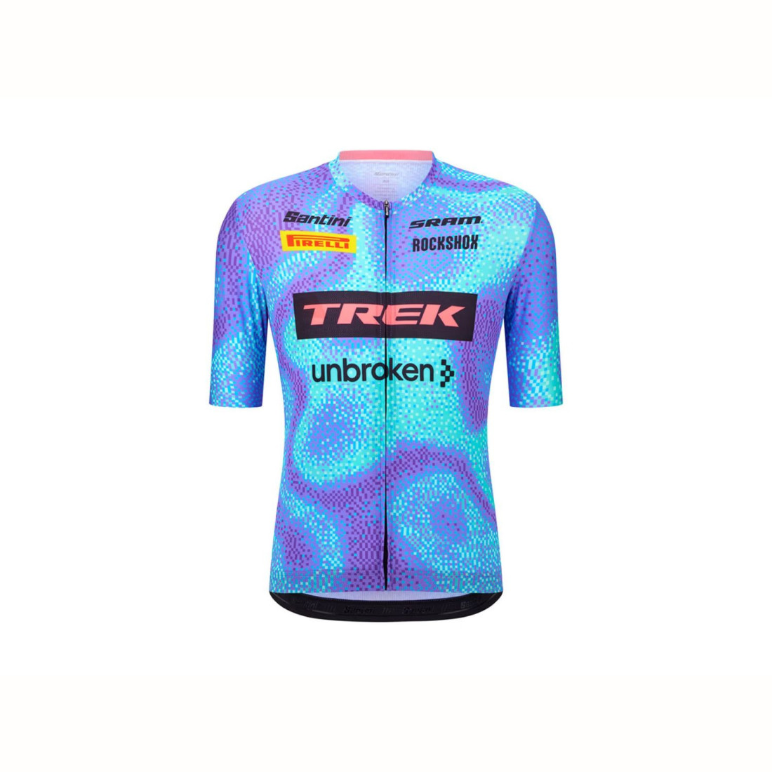 Maillot de cyclisme Santini réplique de l’équipe Trek-Unbroken XC