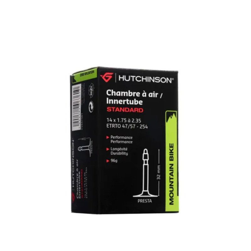 Chambre à air de VTT enfant STANDARD 14x1.75-2.35 PRESTA