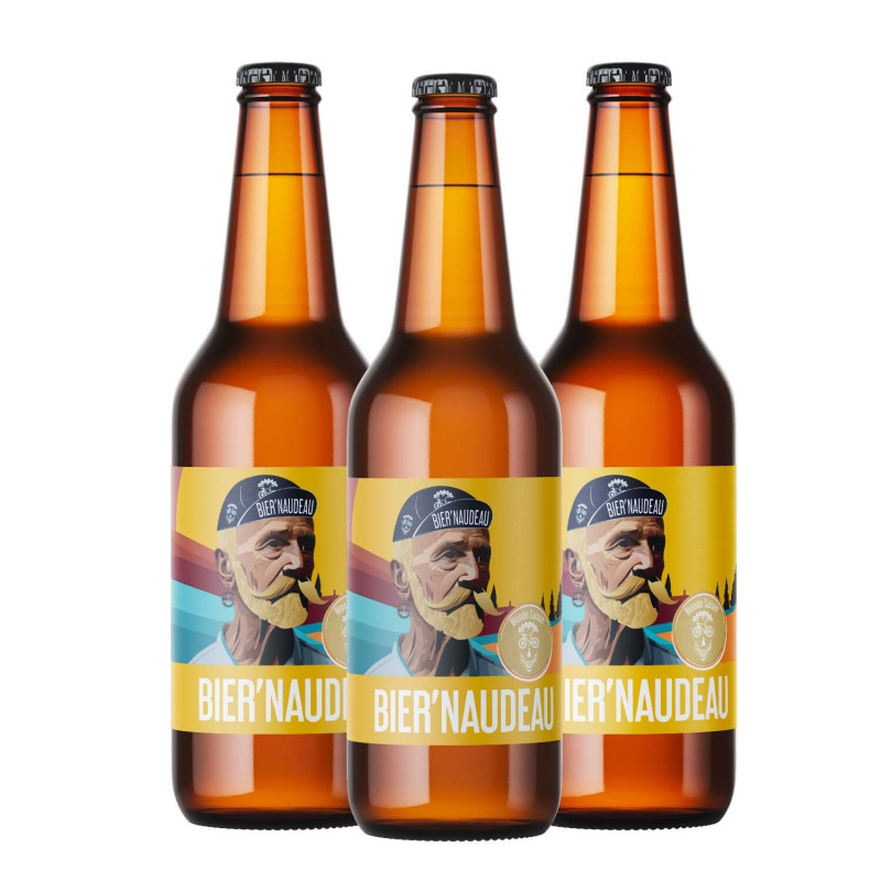 Bier'naudeau Cycles coffret de 3 bouteilles