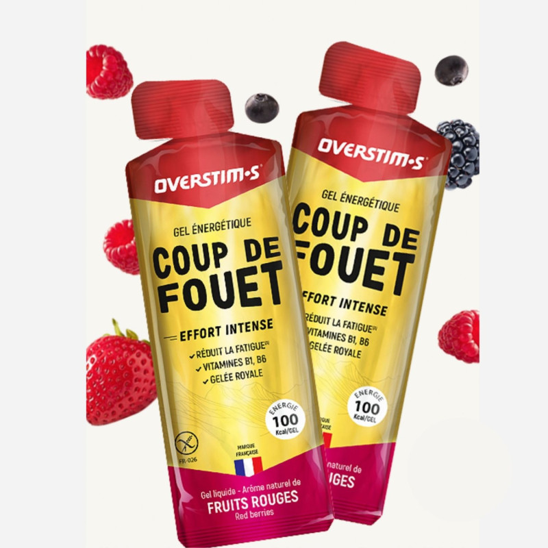 Gel Coup de Fouet Fruits Rouges Overstims