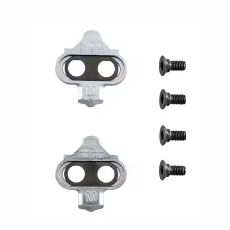 Paire de cales VTT argent Shimano