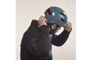 Casque Vélotaffeur brillant