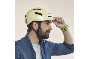 Casque Vélotaffeur brillant