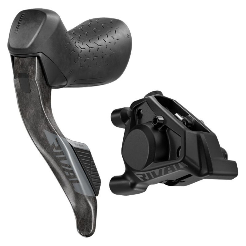 Kit Sram Rival AXS levier gauche / étrier avant flat mount 20mm offset 950mm carbone