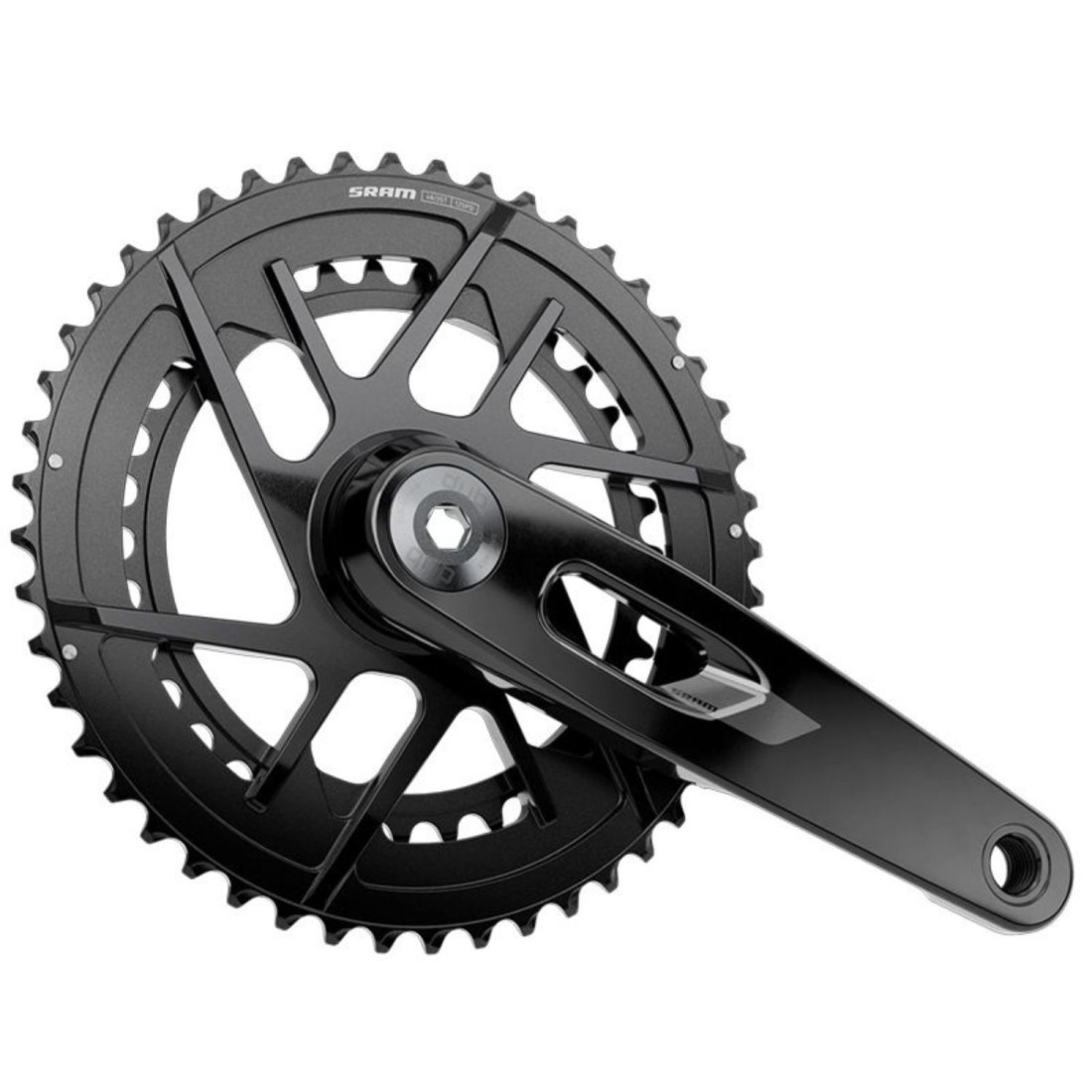 Pédalier Sram Rival AXS E1 DUB direct mount aluminium noir