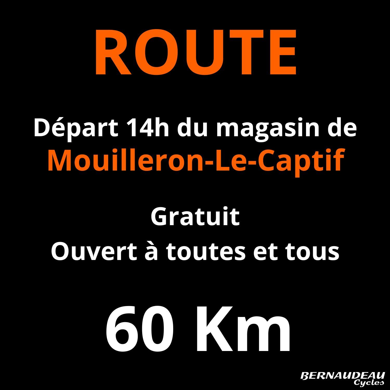 ROAD MOUILLERON 60KM