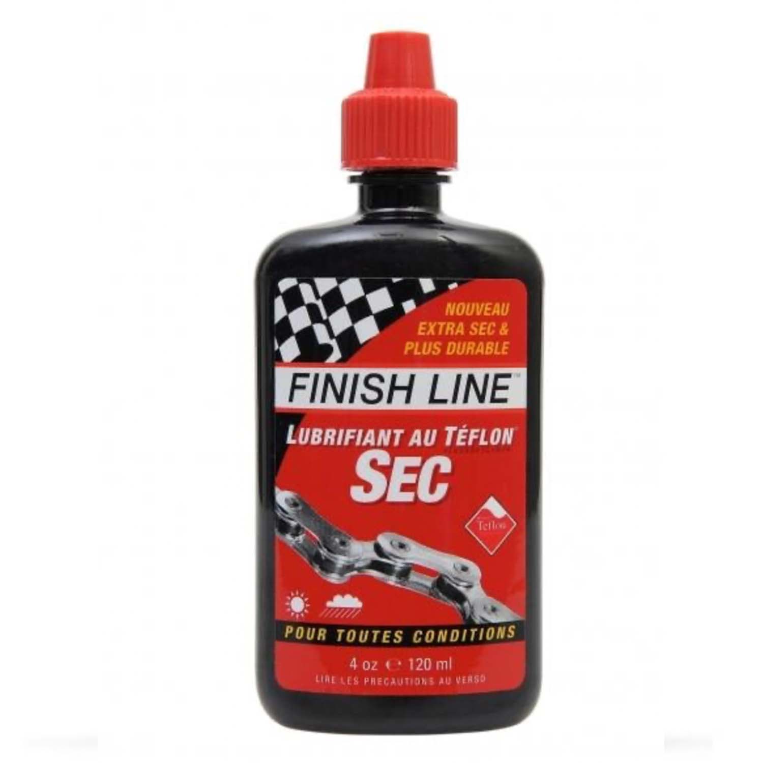 Lubrifiant teflon finish line (toutes conditions), 120mL