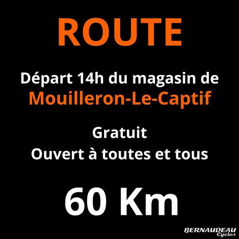ROAD MOUILLERON 60KM