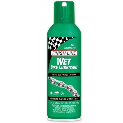 Lubrifiant wet lube cross Finish Line (conditions extrêmes), Aerosol 246mm